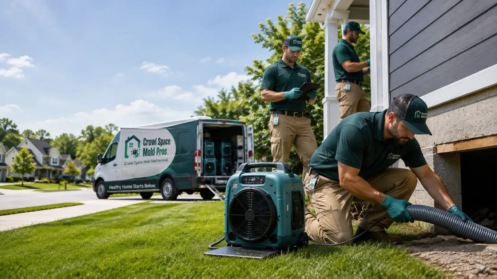 Crawl Space Mold Removal in Prescott, WA